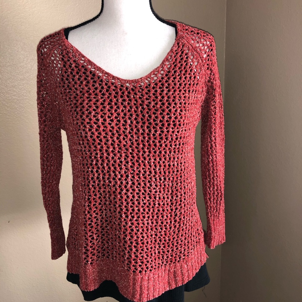 Lucky Brand Pull Over Scoop Neck Sweater